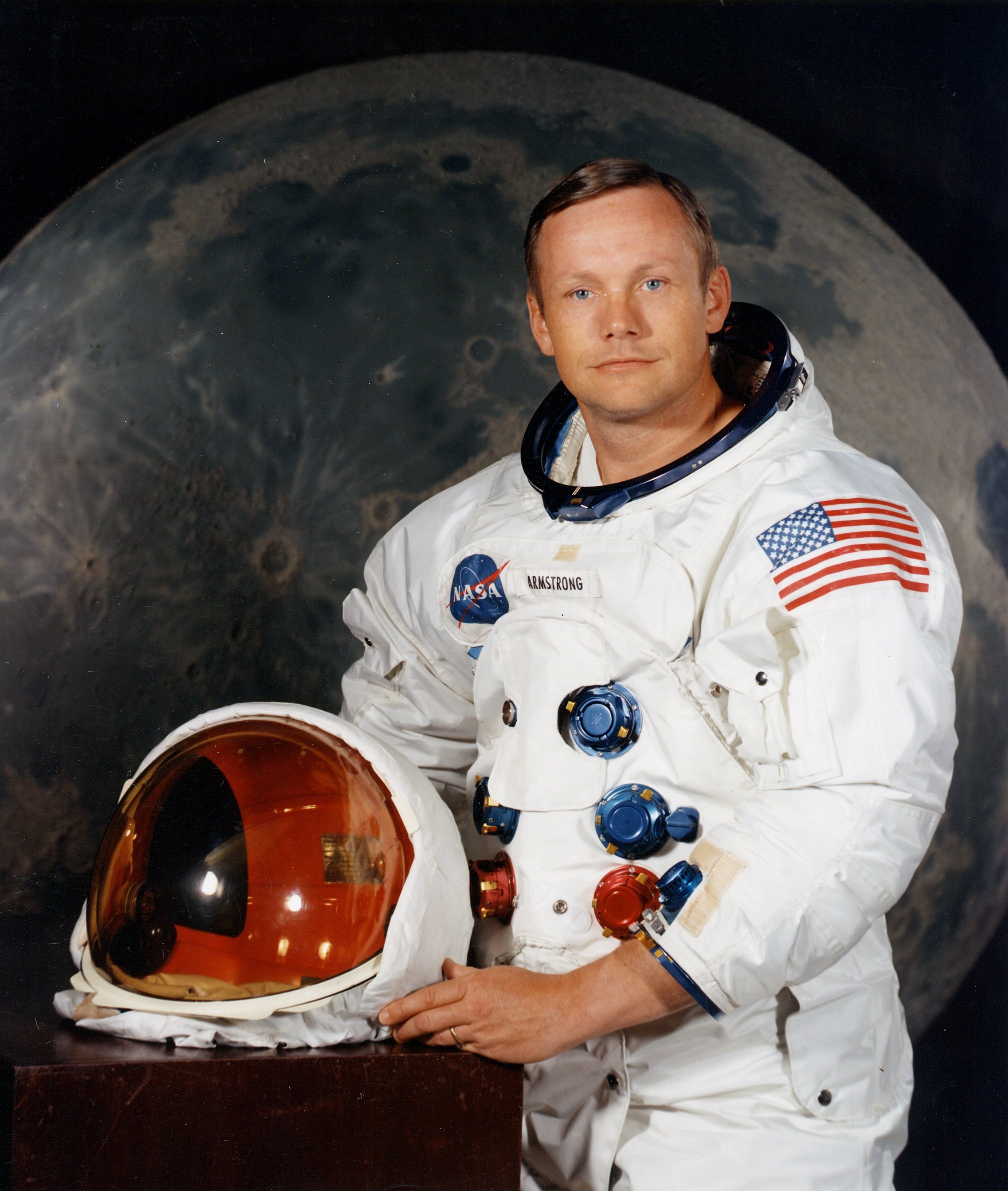 first man on moon air
